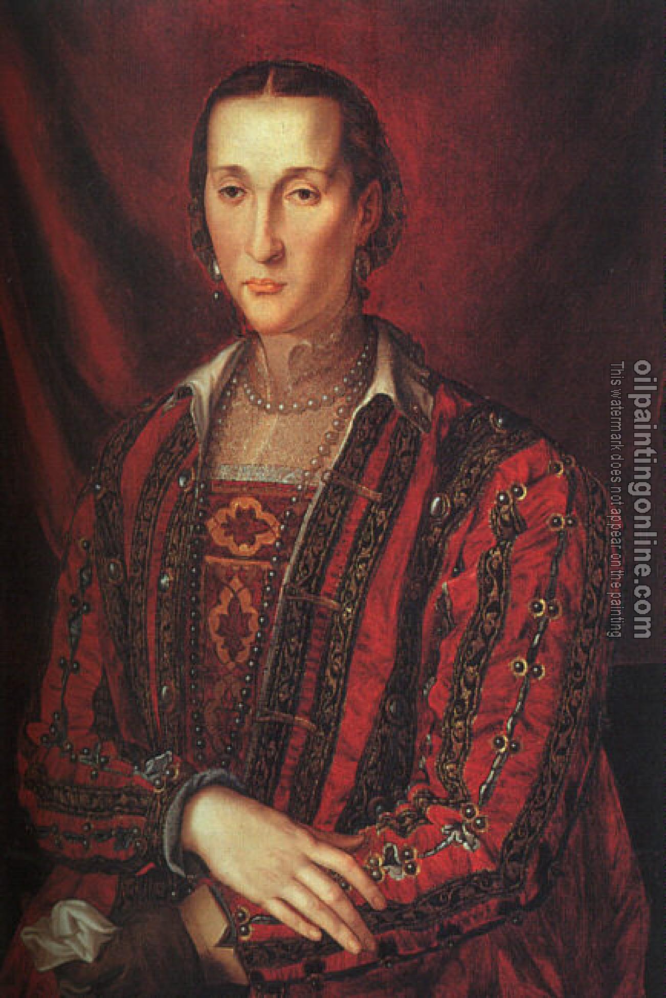 Bronzino, Agnolo - Portrait of Eleanora di Toledo